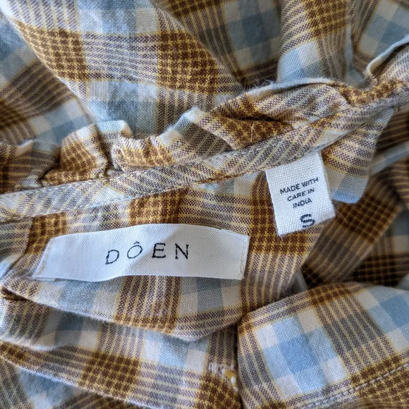Doen Acacia Plaid Top - Picture 3 of 15